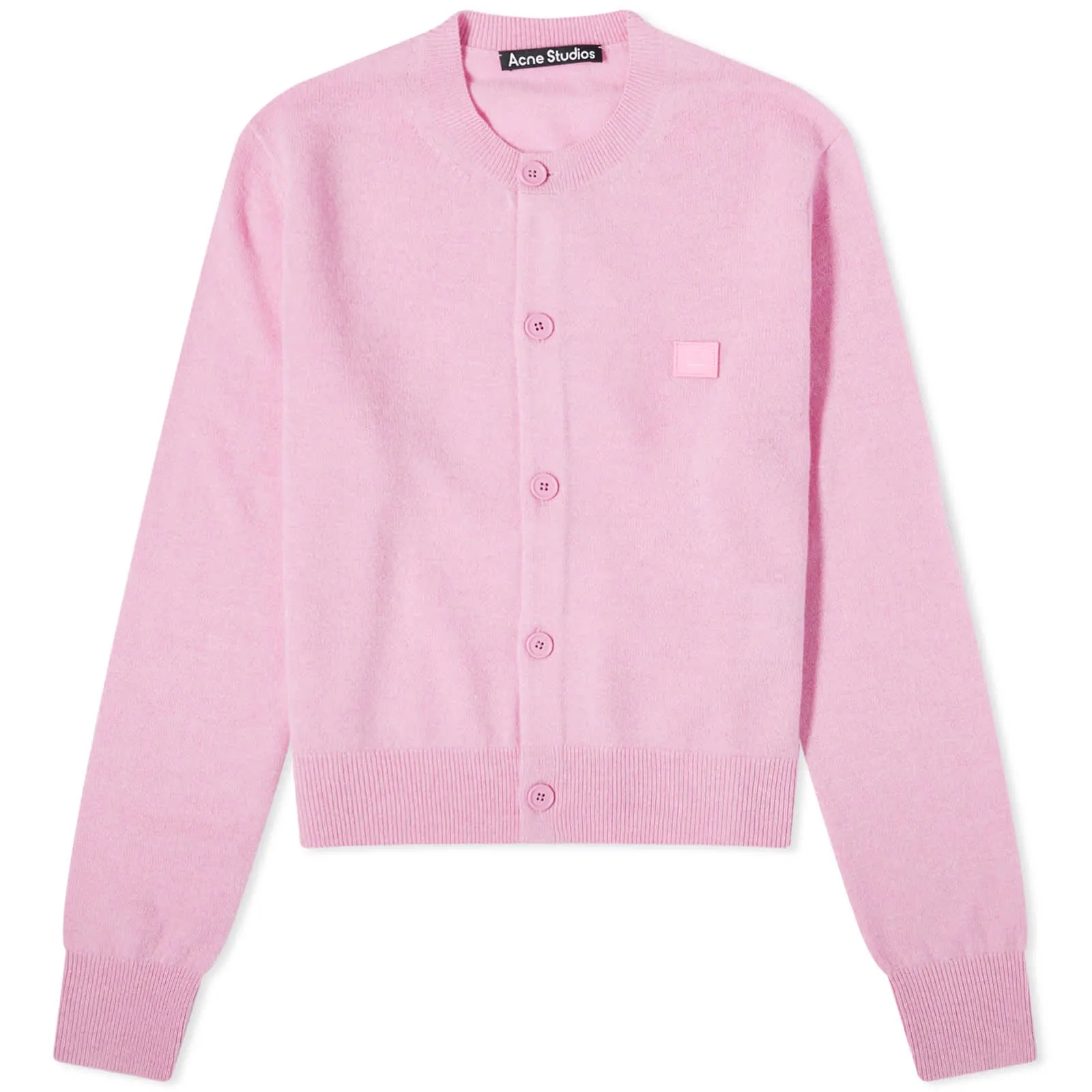 Acne Studios Keva Face cardigan, pink