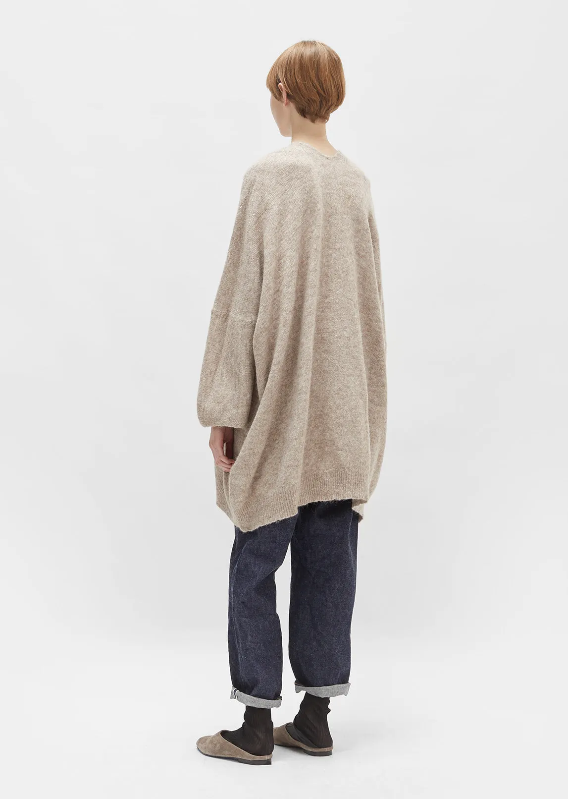 Alpaca New Wide Cardigan