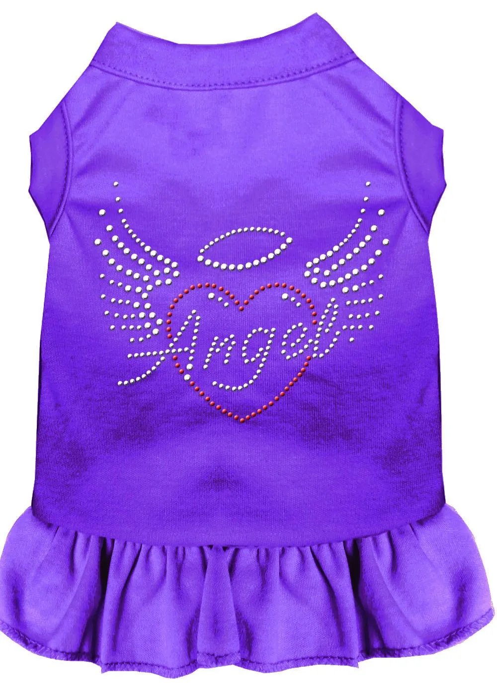 Angel Heart Rhinestone Dress Purple Lg (14)