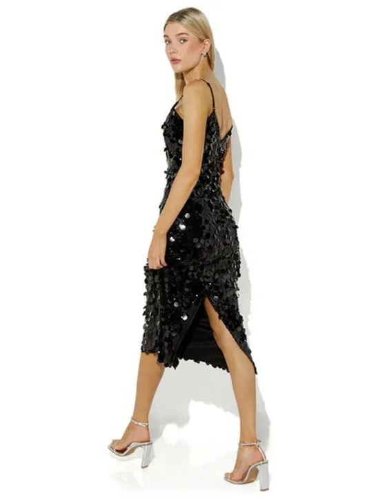 Austin Black Sequin Shift Dress