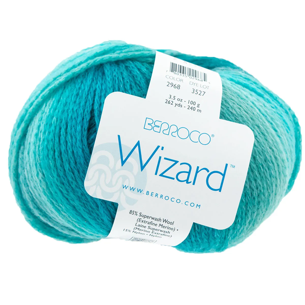 Berroco Wizard Yarn - 2968 Turquoise