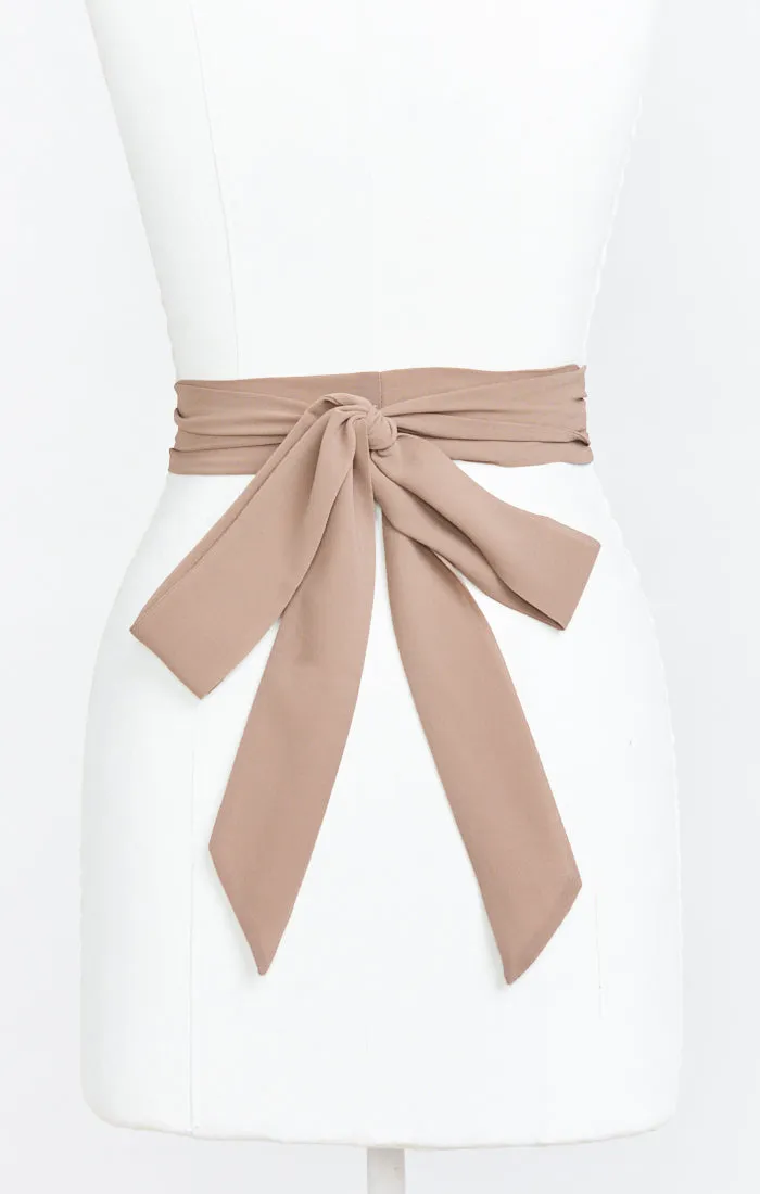 Bridesmaid Sash ~ Dune Chiffon