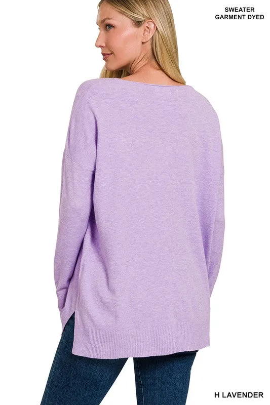 Chloe Front Seam Sweater