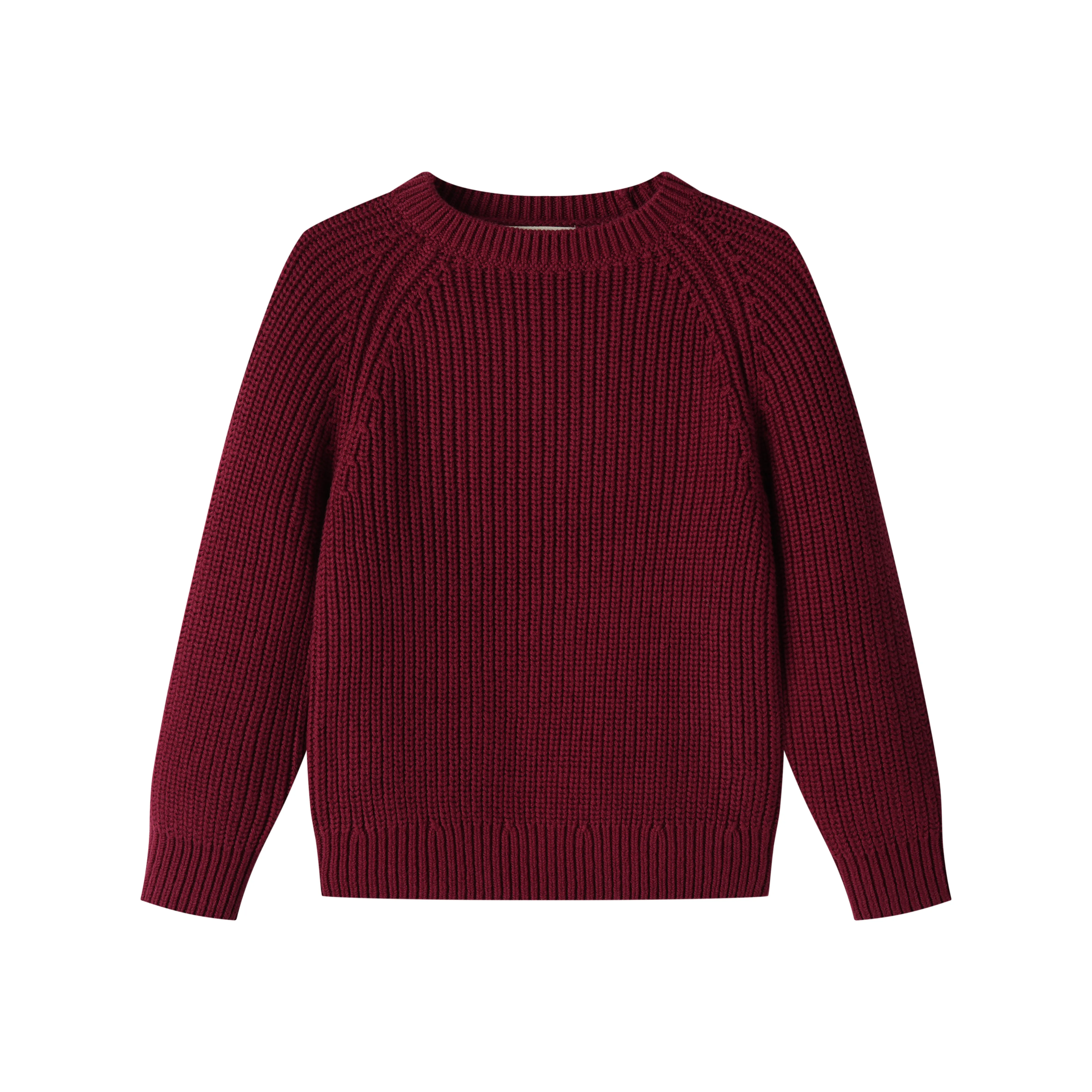 CHUNKY SWEATER-BURGUNDY