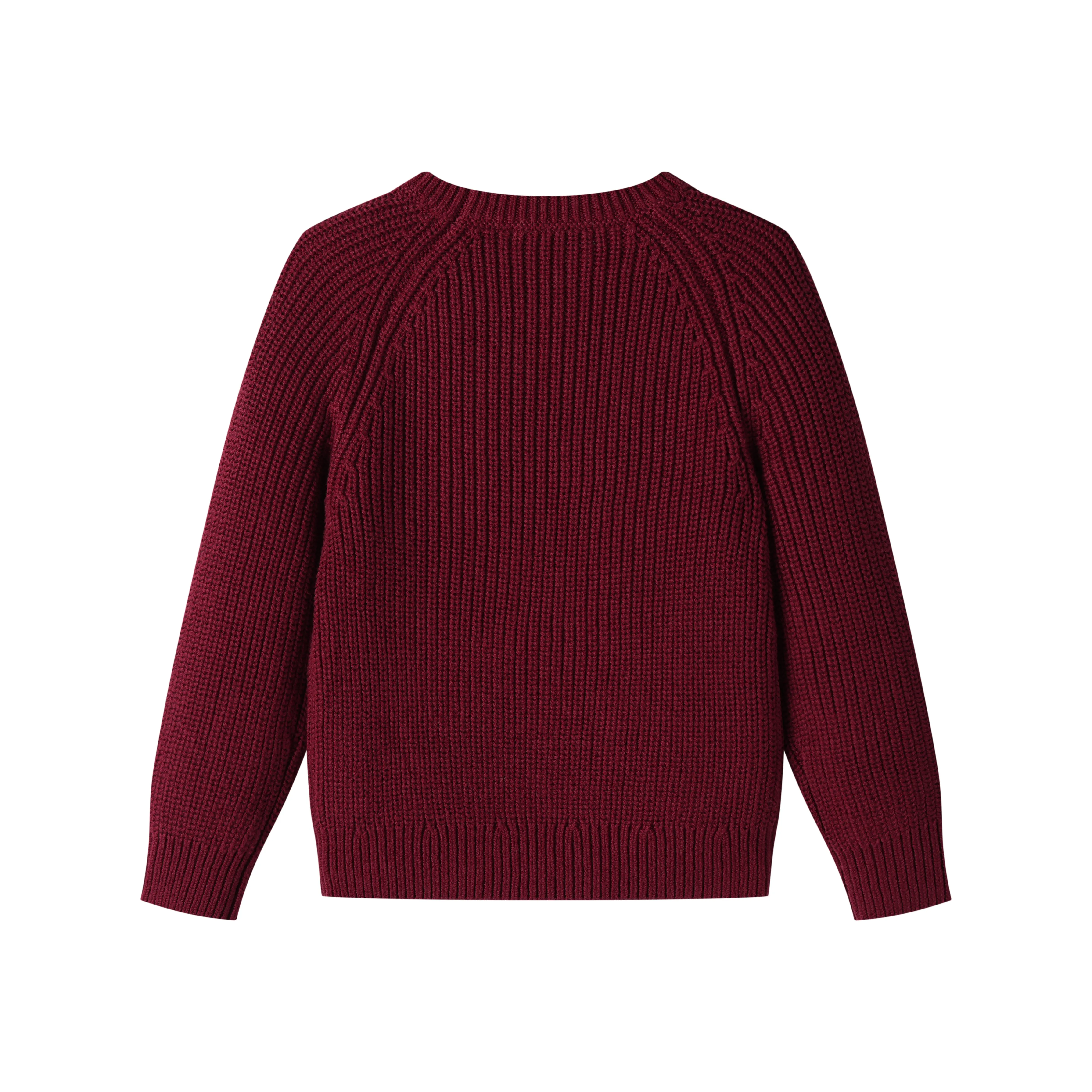 CHUNKY SWEATER-BURGUNDY