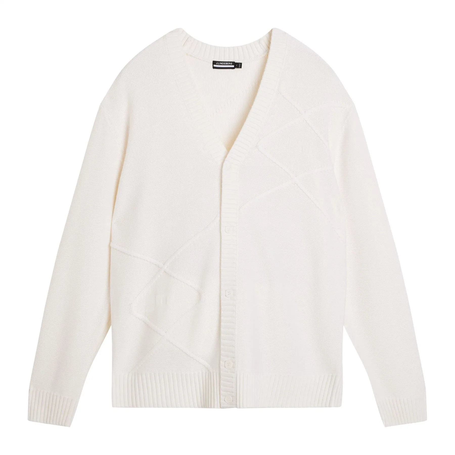 Clarke Knitted Cardigan White - SS23