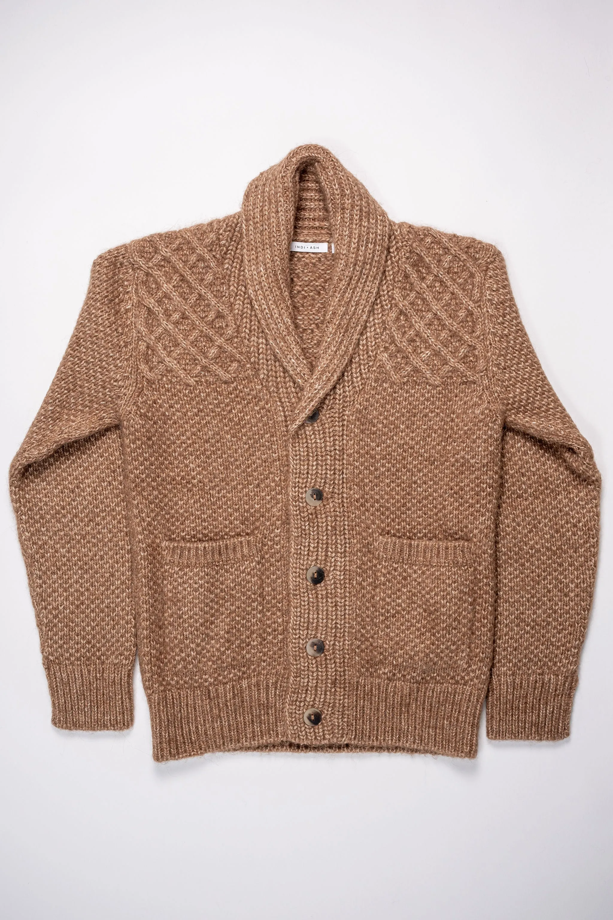 Indi   Ash Andes Cardigan - Camel