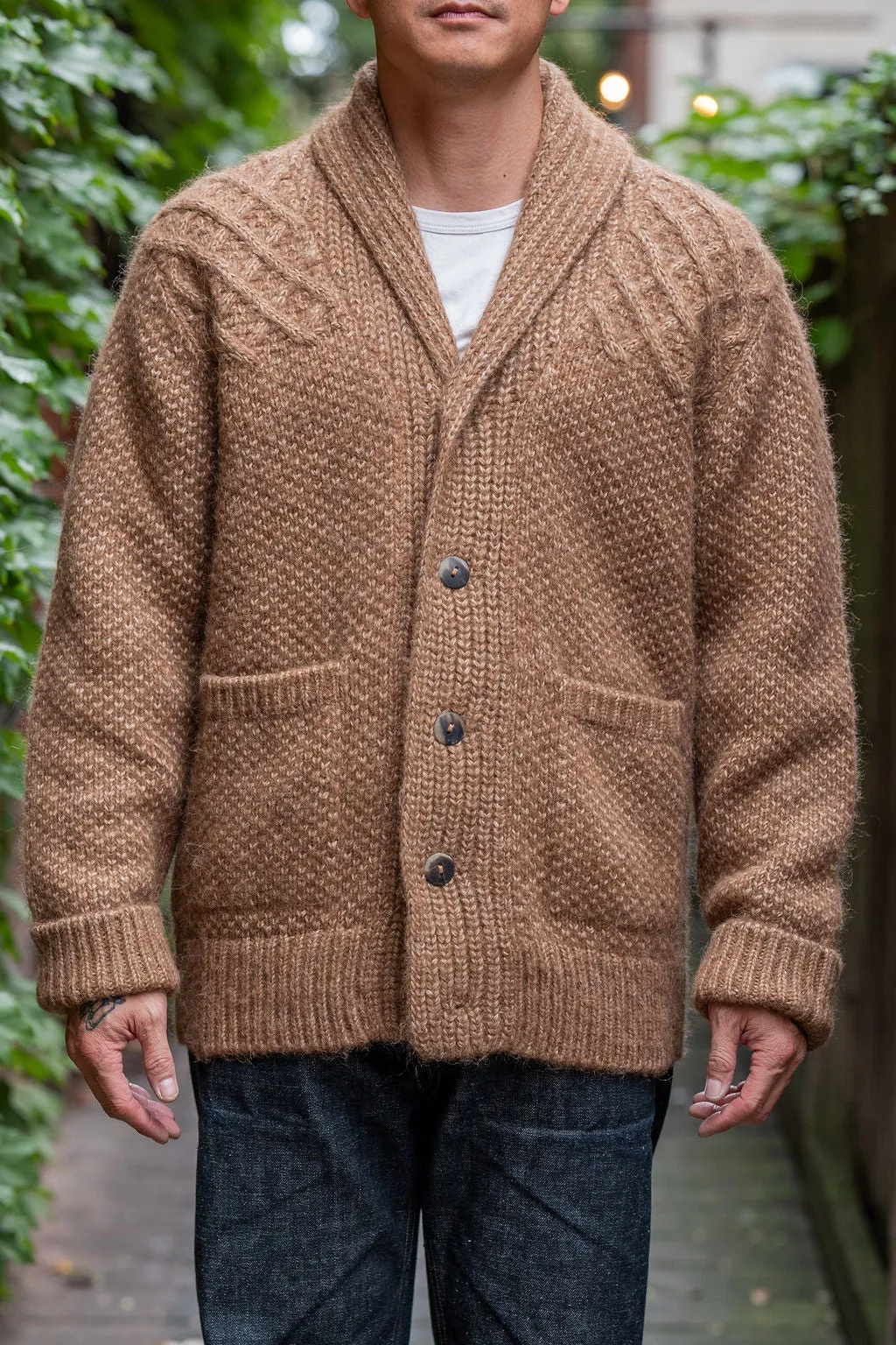 Indi   Ash Andes Cardigan - Camel