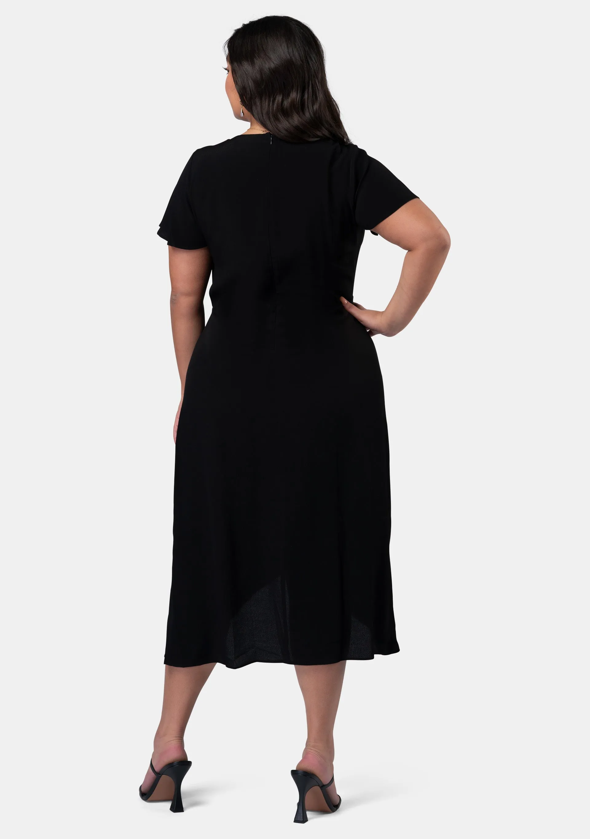 Irene Wrap Midi Dress