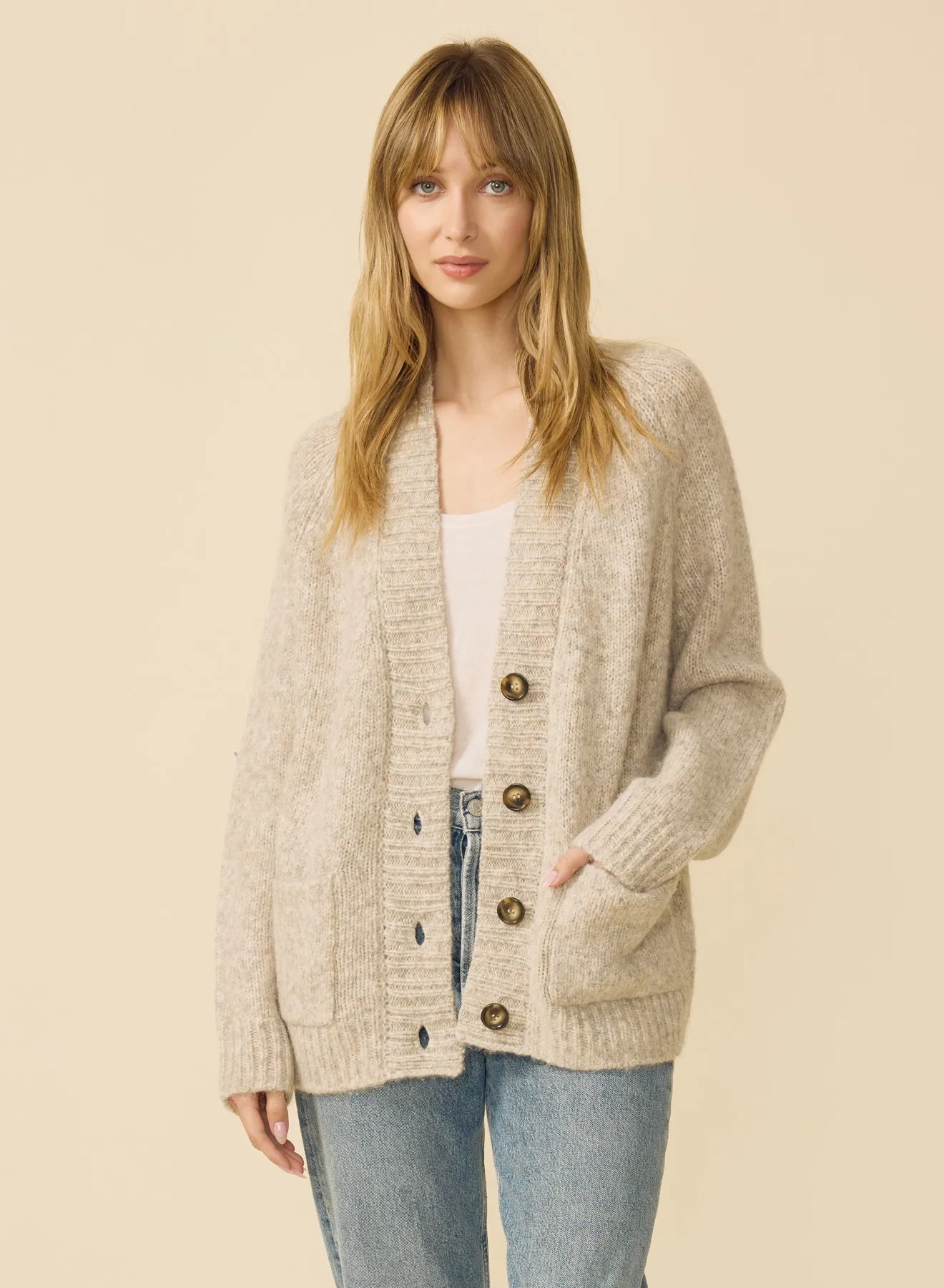 Llana Cardigan - Driftwood