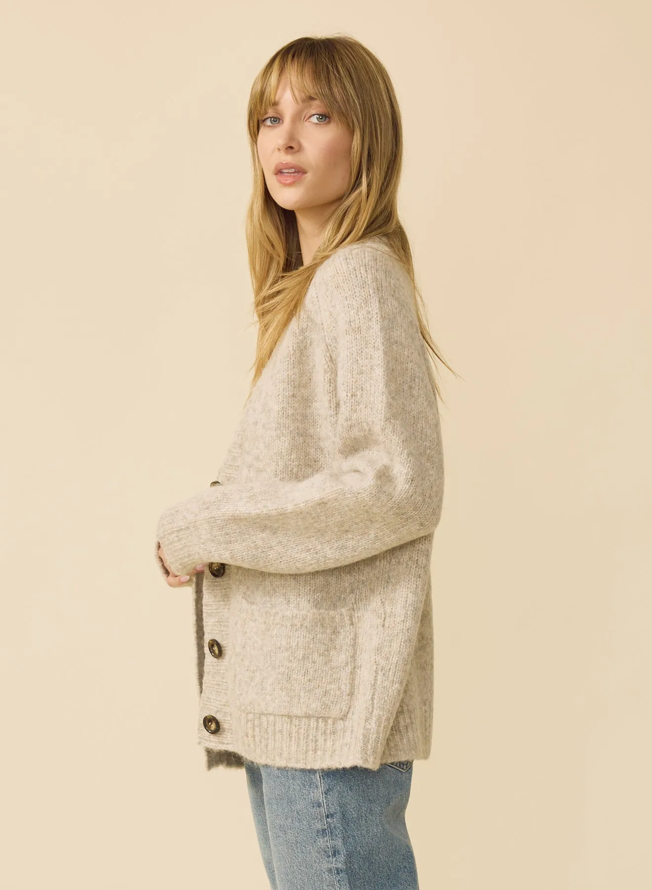 Llana Cardigan - Driftwood