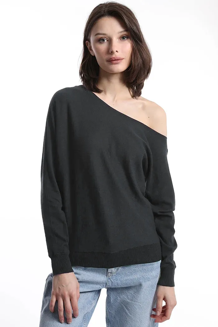 Minnie Rose Off the Shoulder Top