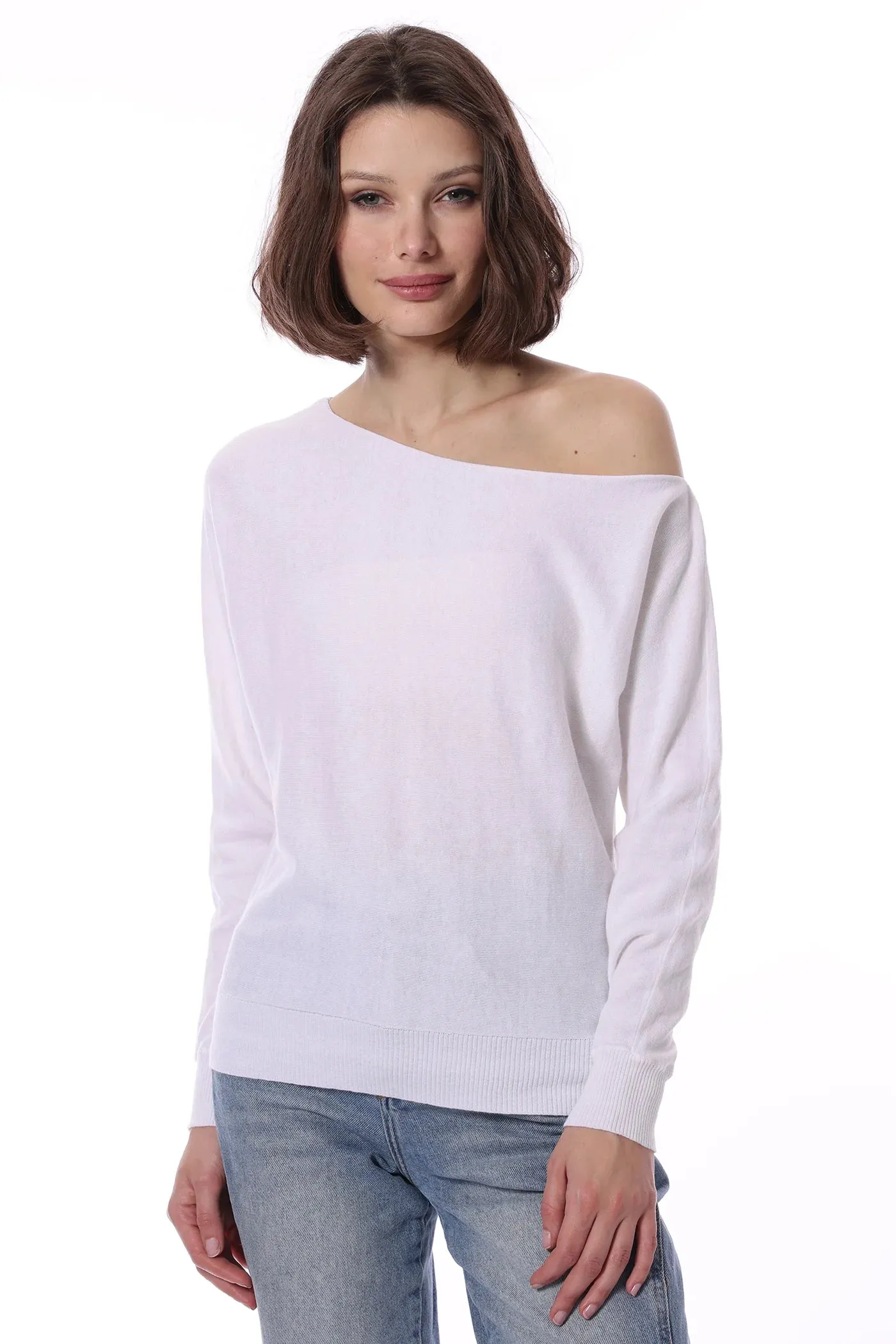 Minnie Rose Off the Shoulder Top