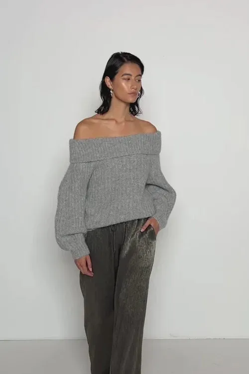 Nation Serena Off Shoulder Sweater