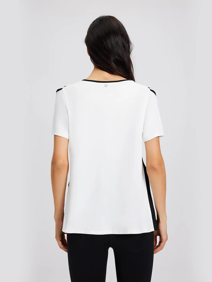 Off-Shoulder Quick-Dry T-Shirt