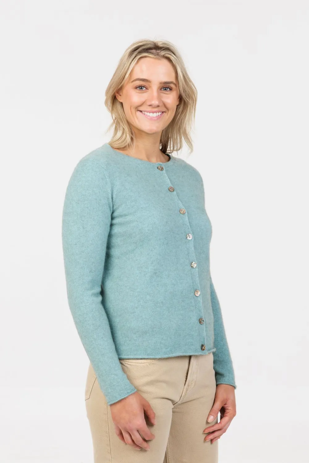 PAUA SHELL CARDIGAN