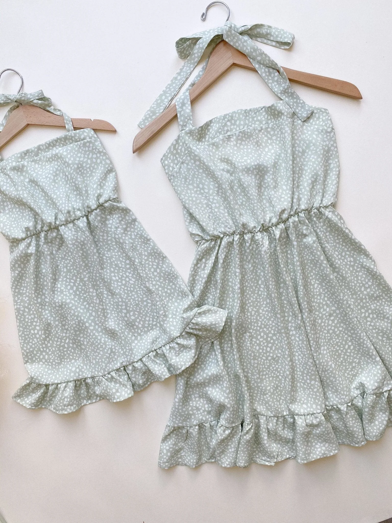 Pistachio Matching Dresses