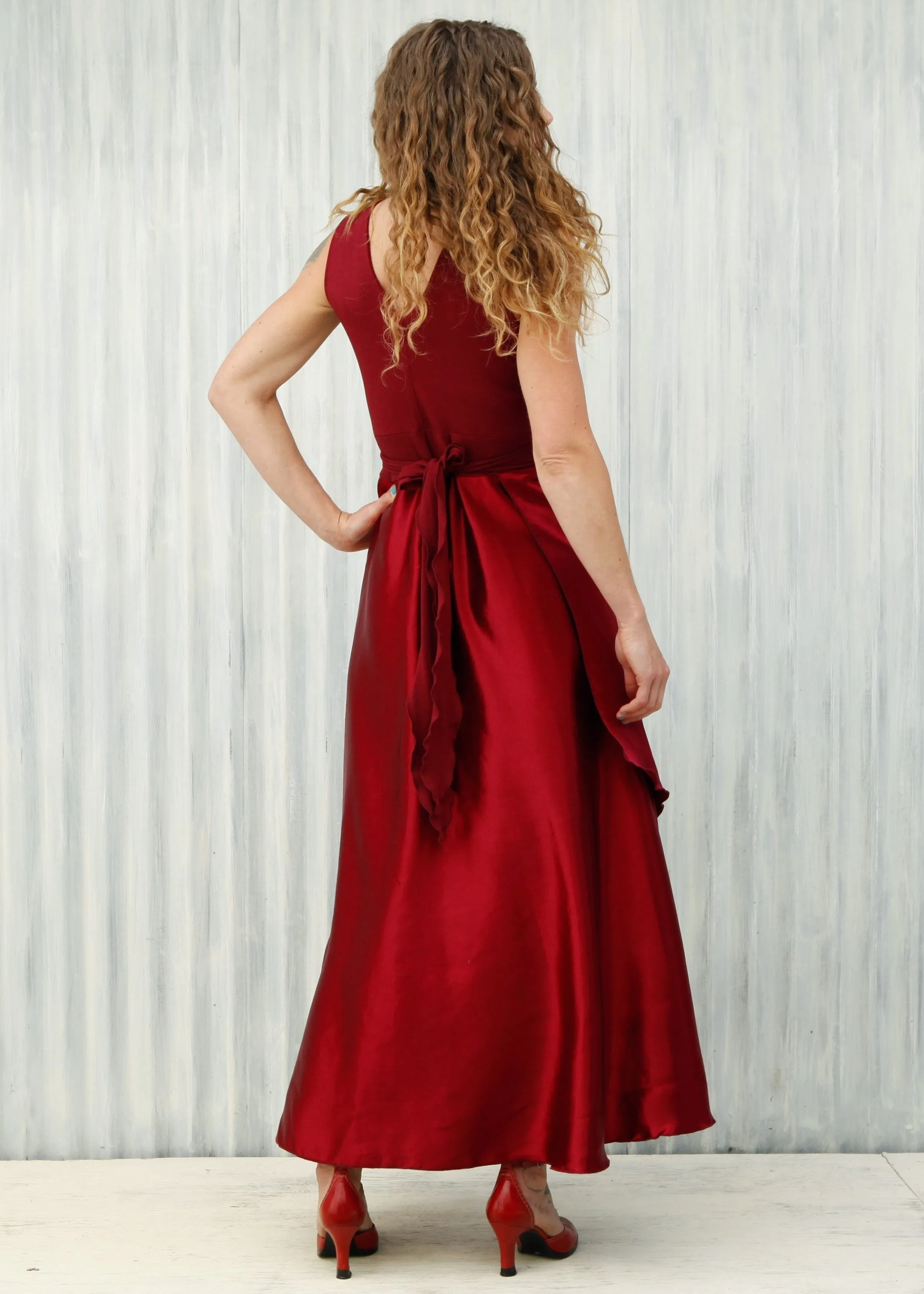 Red Vivian Wrap Dress