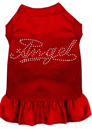 Rhinestone Angel Dress Red Lg (14)