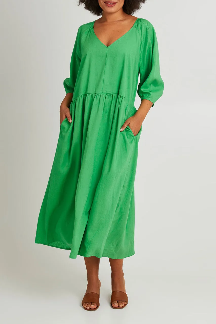 Rosalie Dress -Green