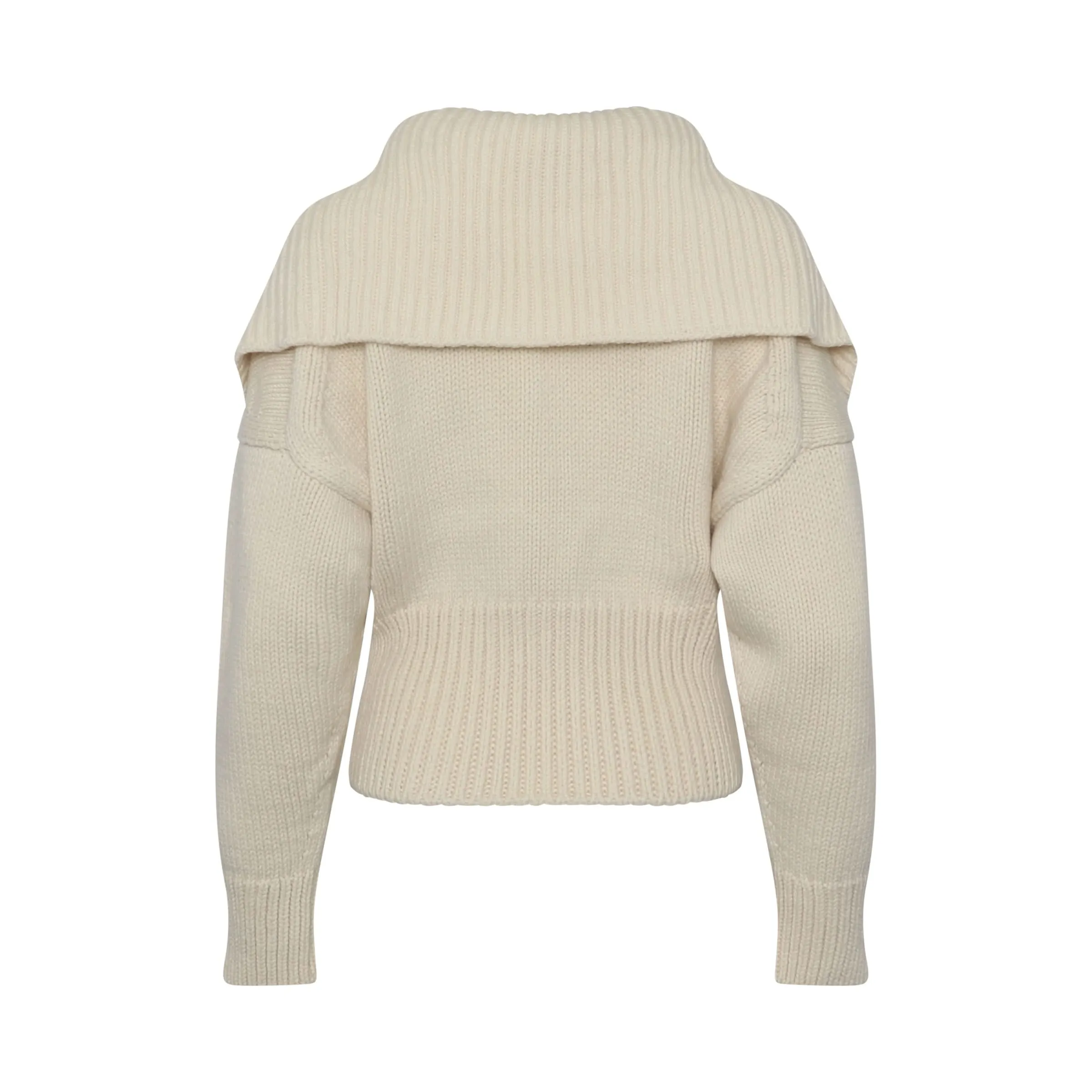 Sculpture Chunky Knitwear in Ivory