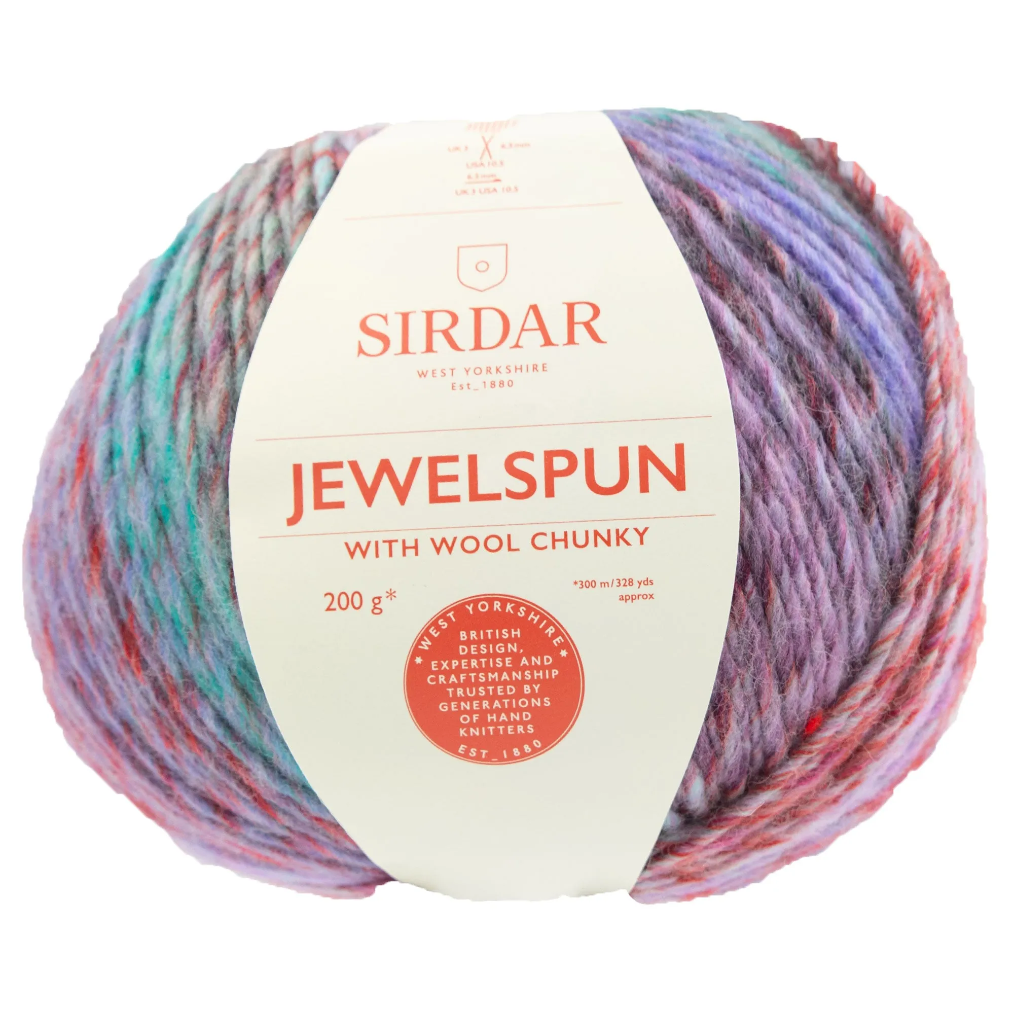 Sirdar Jewelspun with Wool Chunky Yarn - 202 Tide Pool Topaz