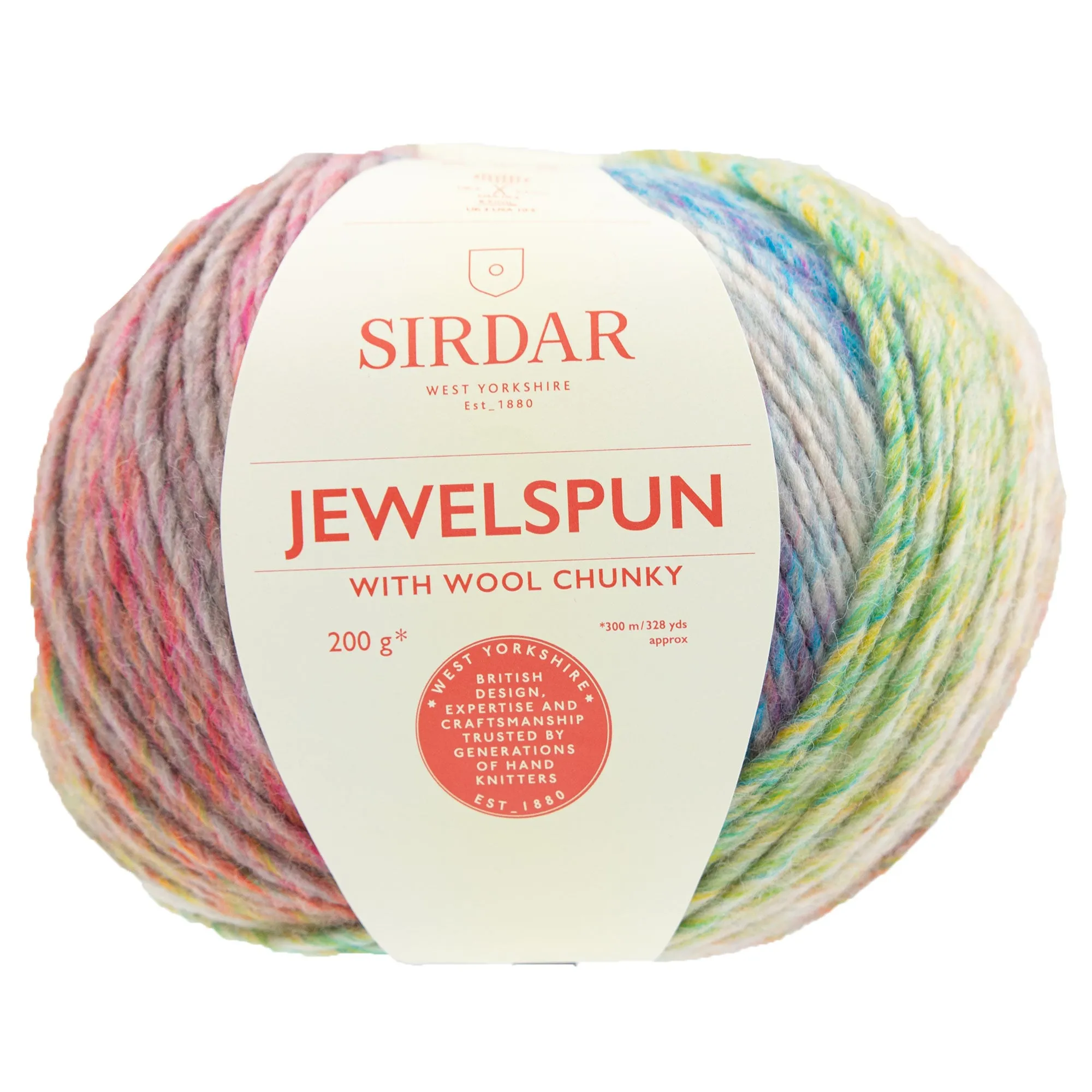 Sirdar Jewelspun with Wool Chunky Yarn - 203 Mother of Pearl