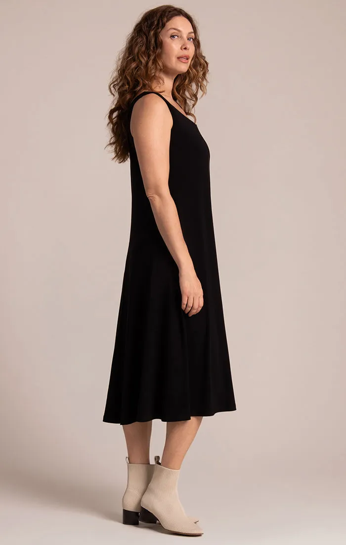 Square Neck Fit and Flare Dress