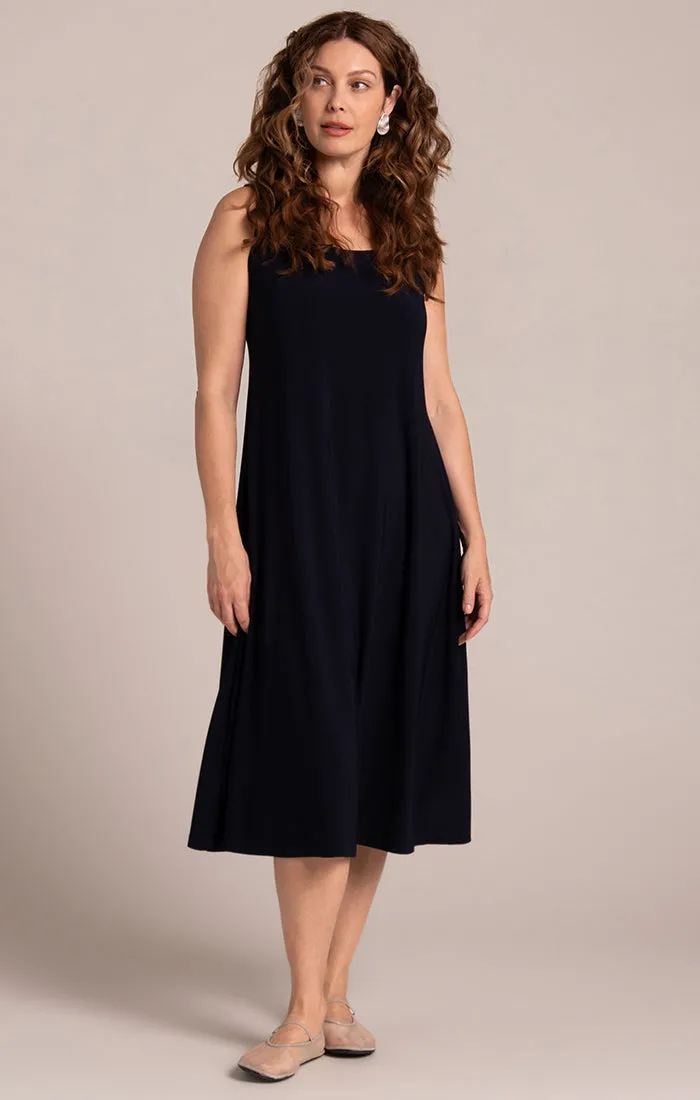 Square Neck Fit and Flare Dress