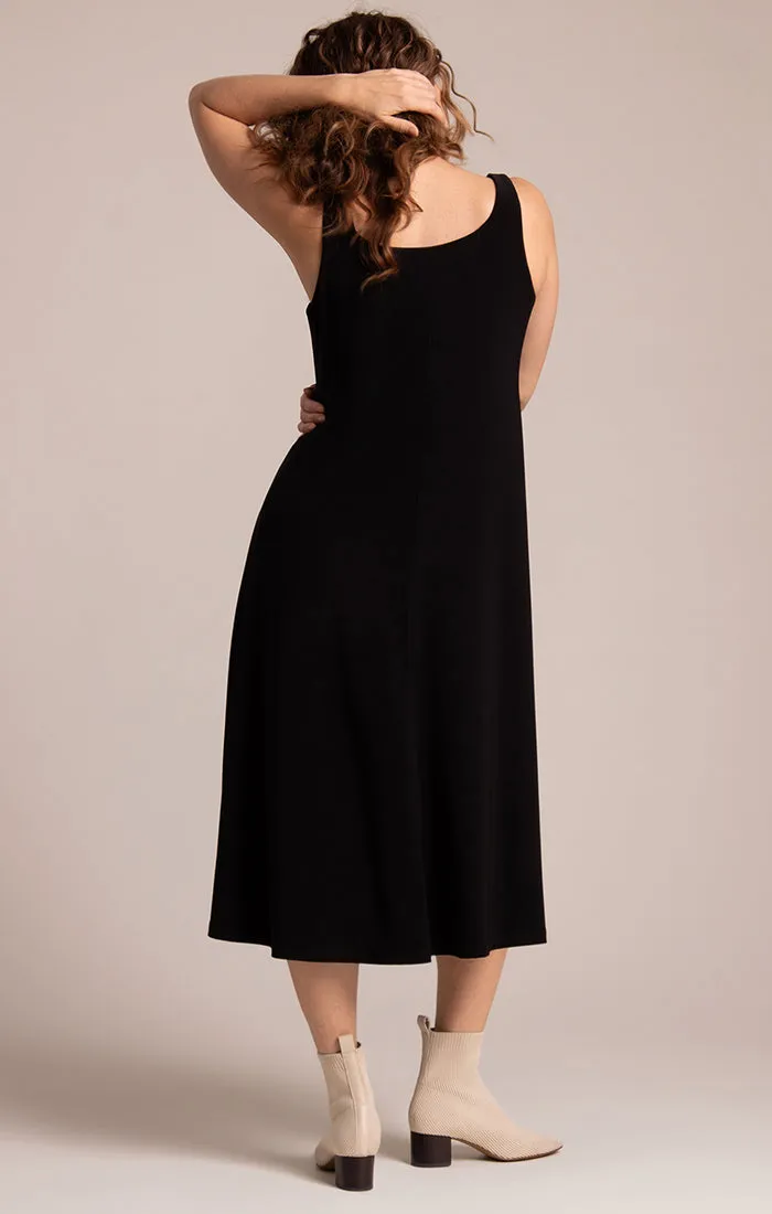 Square Neck Fit and Flare Dress