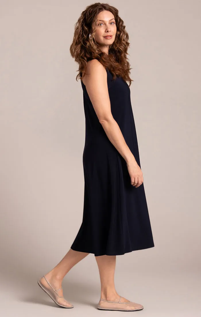 Square Neck Fit and Flare Dress