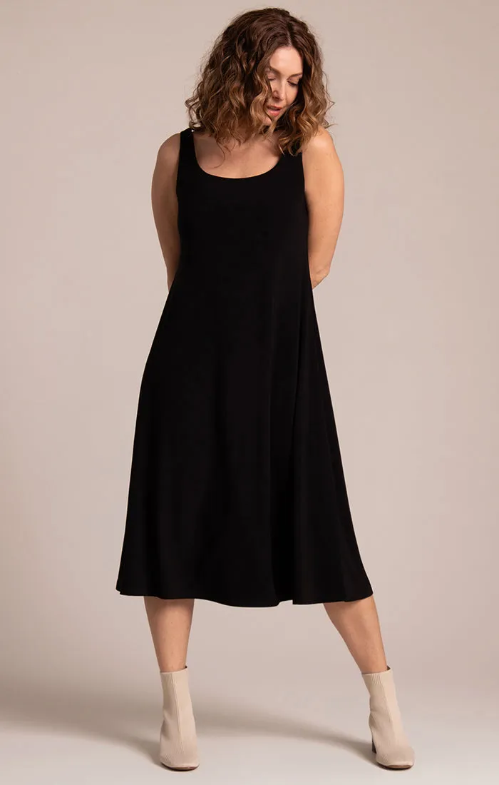 Square Neck Fit and Flare Dress