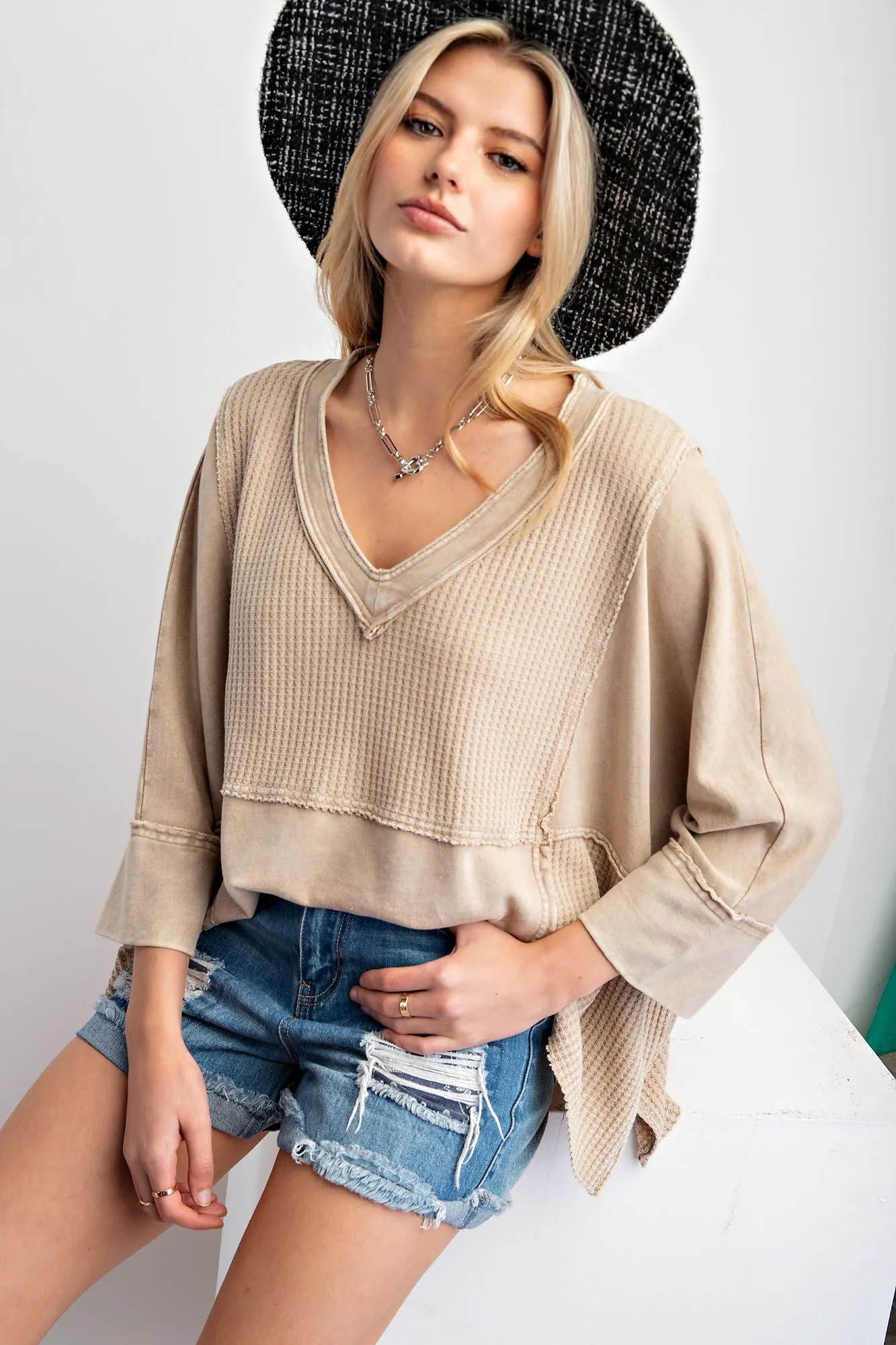 Thermal V Neck Top